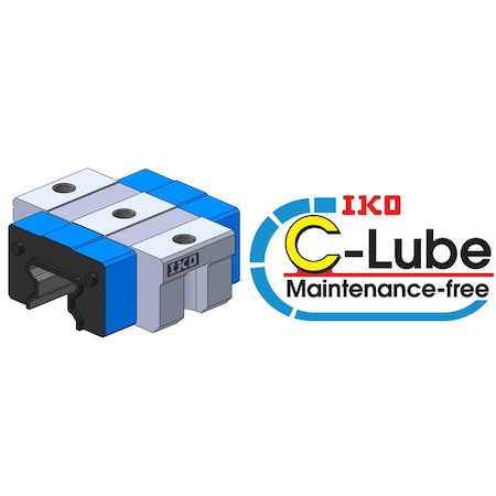 Iko Linear Way, Roller Type Slide Unit, Maintenance Free MXC55C1T2PS2